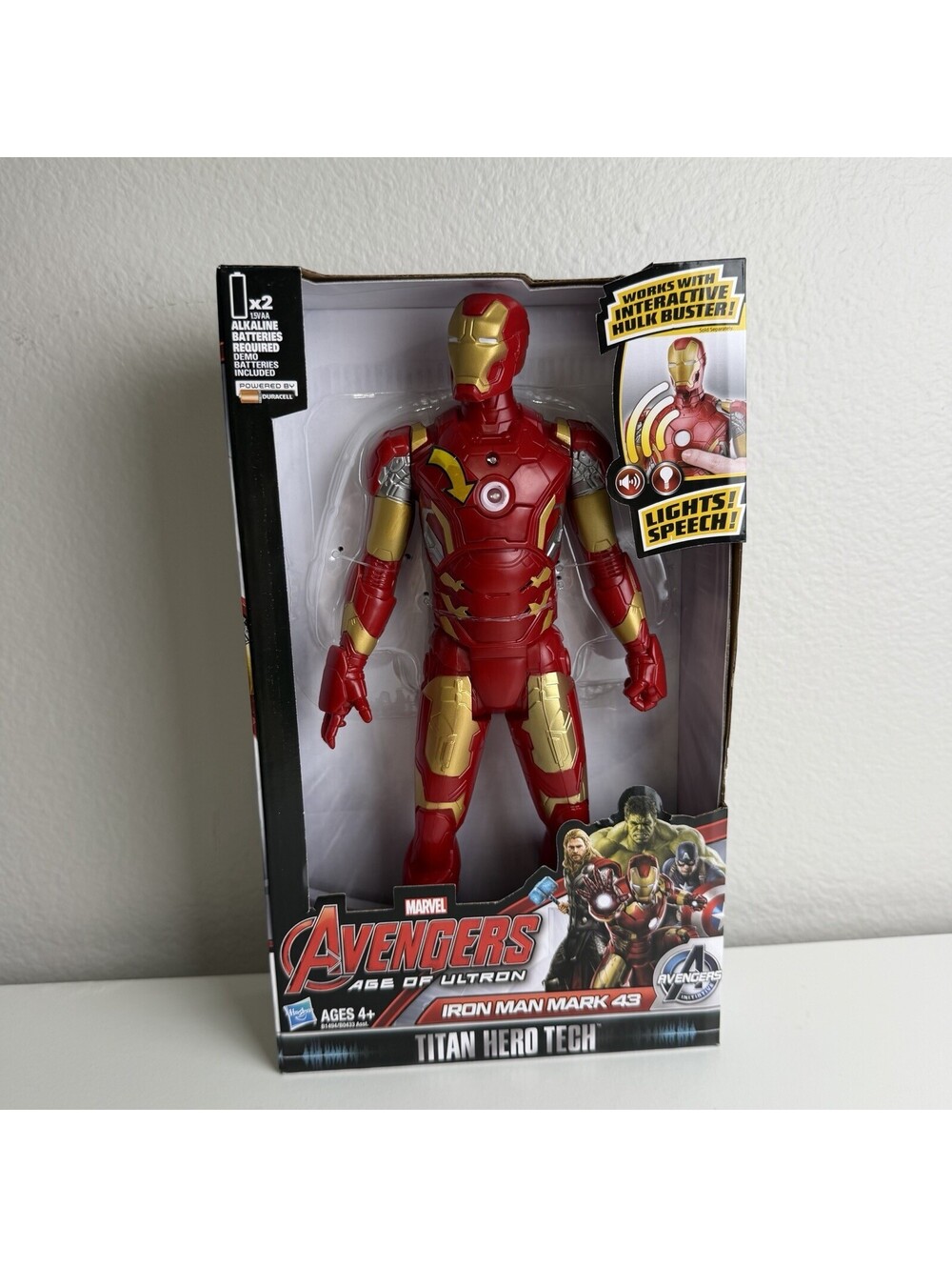 Marvel Avengers Age of Ultron Iron Man Mark 43 Titan Hero Tech 12” Hasbro